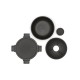 Купа за салата Brabantia Make&Take 1.3L, Dark Grey Купа за салата Brabantia Make&Take 1.3L, Dark Grey