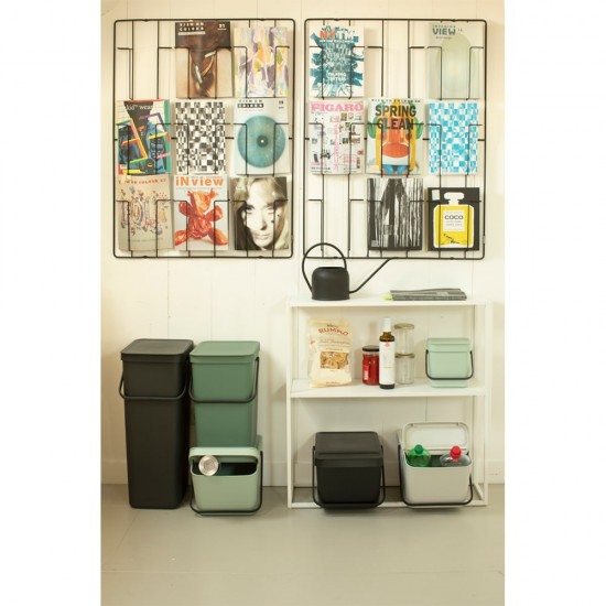 Кош за смет за разделно събиране Brabantia Sort&Go Stackable 20L, Fir Green Кош за смет за разделно събиране Brabantia Sort&Go Stackable 20L, Fir Green