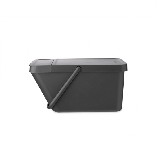 Кош за смет за разделно събиране Brabantia Sort&Go Stackable 20L, Grey Кош за смет за разделно събиране Brabantia Sort&Go Stackable 20L, Grey