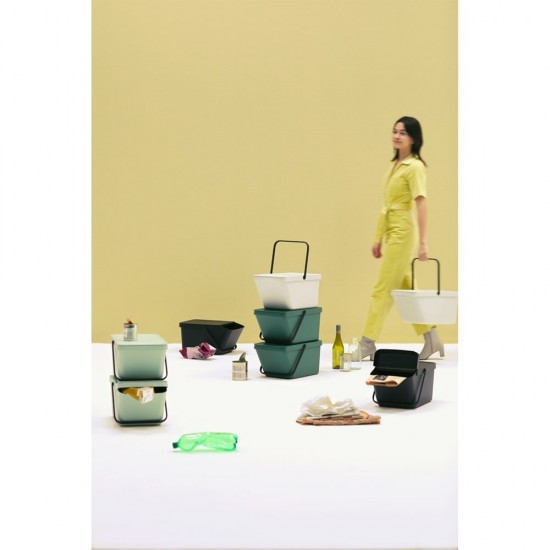 Кош за смет за разделно събиране Brabantia Sort&Go Stackable 20L, Jade Green Кош за смет за разделно събиране Brabantia Sort&Go Stackable 20L, Jade Green