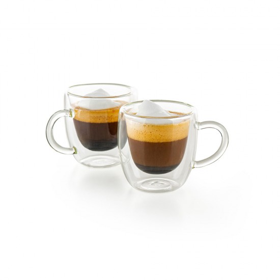 Чаша за еспресо с дръжка Luigi Ferrero Coffeina FR-8014 90ml, 2 броя. Чаша за еспресо с дръжка Luigi Ferrero Coffeina FR-8014 90ml, 2 броя.