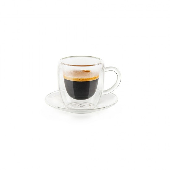 Чаша за еспресо с дръжка Luigi Ferrero Coffeina FR-8014 90ml, 2 броя Чаша за еспресо с дръжка Luigi Ferrero Coffeina FR-8014 90ml, 2 броя