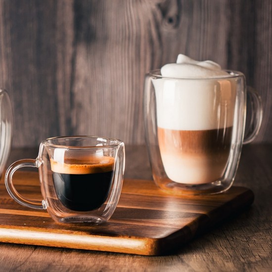 Чаша за еспресо с дръжка Luigi Ferrero Coffeina FR-8014 90ml, 2 броя Чаша за еспресо с дръжка Luigi Ferrero Coffeina FR-8014 90ml, 2 броя