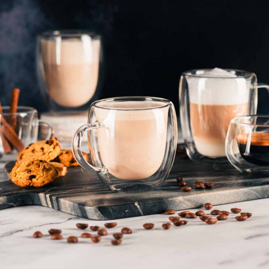 Чаша за чай и кафе Luigi Ferrero Coffeina FR-8042 250ml, 2 броя Чаша за чай и кафе Luigi Ferrero Coffeina FR-8042 250ml, 2 броя