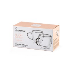 Чаша за чай и кафе Luigi Ferrero Coffeina FR-8042 250ml, 2 броя.