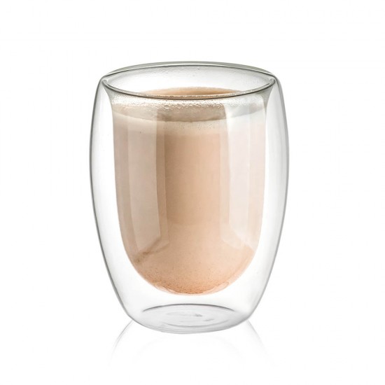 Чаша за капучино и лате Luigi Ferrero Coffeina FR-8063 350ml, 2 броя Чаша за капучино и лате Luigi Ferrero Coffeina FR-8063 350ml, 2 броя