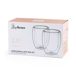 Чаша за капучино и лате Luigi Ferrero Coffeina FR-8063 350ml, 2 броя.