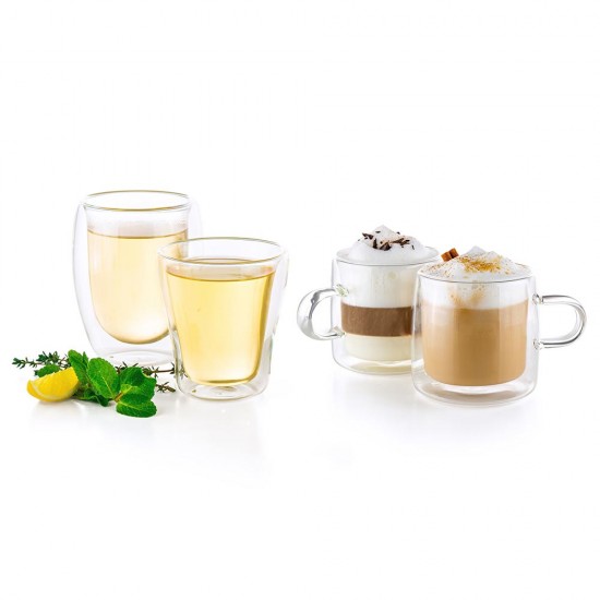 Чаша за чай и кафе Luigi Ferrero Coffeina FR-8053 280ml, 2 броя Чаша за чай и кафе Luigi Ferrero Coffeina FR-8053 280ml, 2 броя