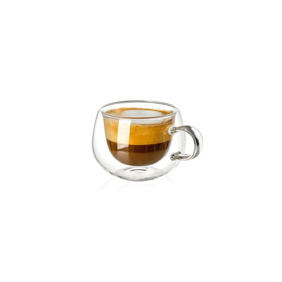 Чаша за еспресо с дръжка Luigi Ferrero Coffeina FR-8016 95ml, 2 броя