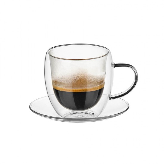 Чинийка подложна за чаша Luigi Ferrero Coffeina FR-8083 13cm, 2 броя Чинийка подложна за чаша Luigi Ferrero Coffeina FR-8083 13cm, 2 броя