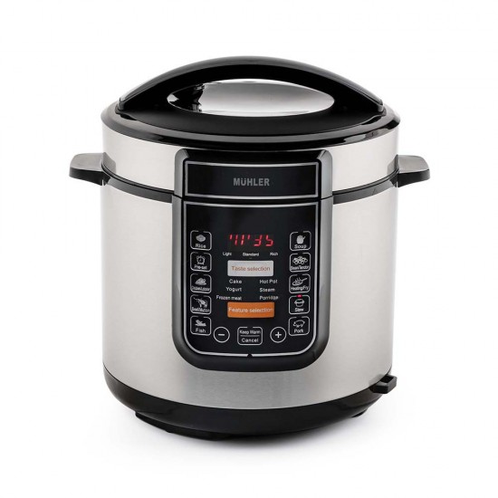 Електрически мултикукър под ниско налягане Muhler MLC-6050P, 1000-1200W Електрически мултикукър под ниско налягане Muhler MLC-6050P, 1000-1200W