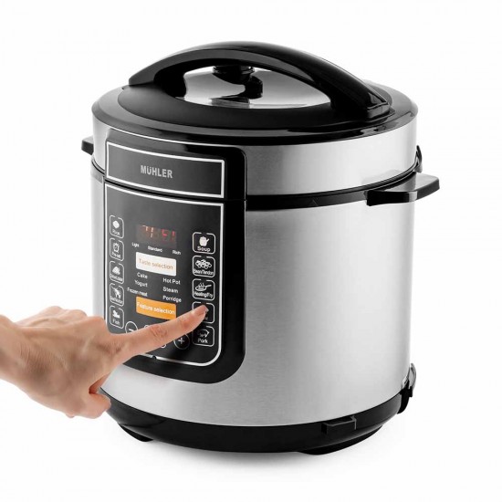 Електрически мултикукър под ниско налягане Muhler MLC-6050P, 1000-1200W Електрически мултикукър под ниско налягане Muhler MLC-6050P, 1000-1200W