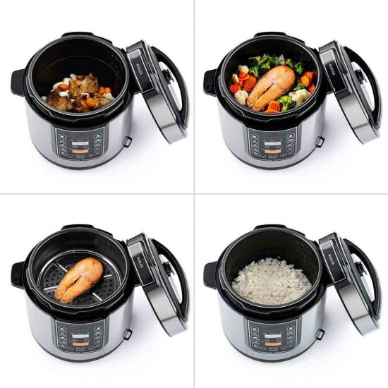 Електрически мултикукър под ниско налягане Muhler MLC-6050P, 1000-1200W Електрически мултикукър под ниско налягане Muhler MLC-6050P, 1000-1200W