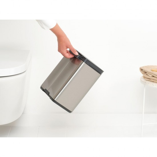 Кош за смет Brabantia Bo Small 4L, Matt Steel Fingerprint Proof Кош за смет Brabantia Bo Small 4L, Matt Steel Fingerprint Proof