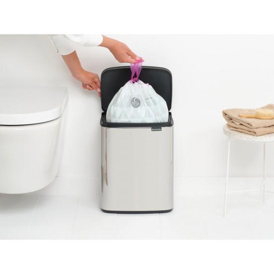 Кош за смет Brabantia Bo Small 12L, Brilliant Steel Кош за смет Brabantia Bo Small 12L, Brilliant Steel