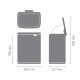 Кош за смет Brabantia Bo Small 12L, Dreamy Blue Кош за смет Brabantia Bo Small 12L, Dreamy Blue