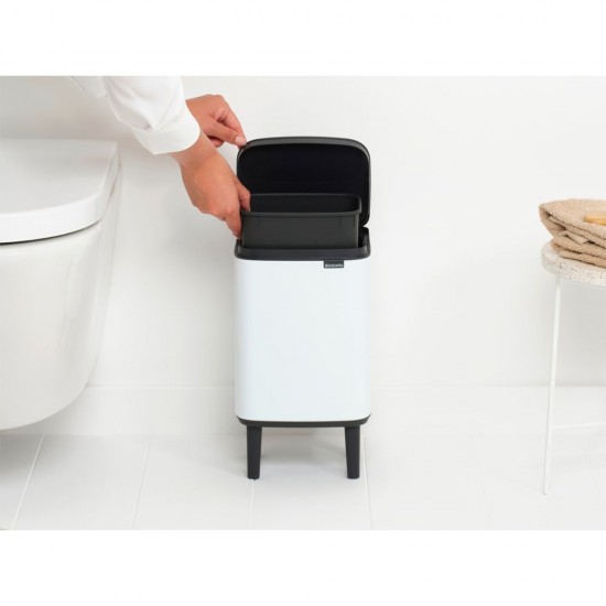 Кош за смет Brabantia Bo Small Hi 4L, White Кош за смет Brabantia Bo Small Hi 4L, White
