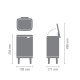 Кош за смет Brabantia Bo Small Hi 4L, White Кош за смет Brabantia Bo Small Hi 4L, White