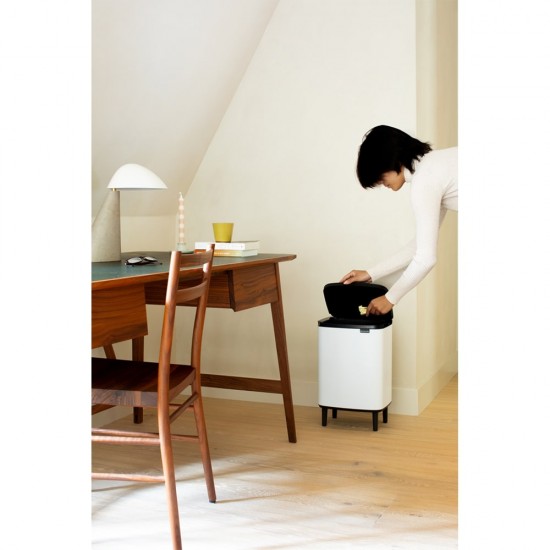 Кош за смет Brabantia Bo Small Hi 12L, White Кош за смет Brabantia Bo Small Hi 12L, White