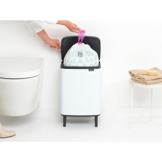Кош за смет Brabantia Bo Small Hi 12L, White Кош за смет Brabantia Bo Small Hi 12L, White