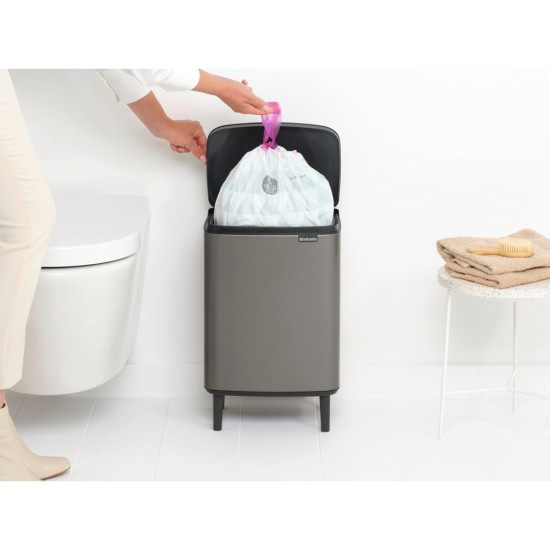 Кош за смет Brabantia Bo Small Hi 12L, Platinum Кош за смет Brabantia Bo Small Hi 12L, Platinum