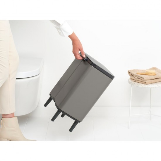 Кош за смет Brabantia Bo Small Hi 12L, Platinum Кош за смет Brabantia Bo Small Hi 12L, Platinum