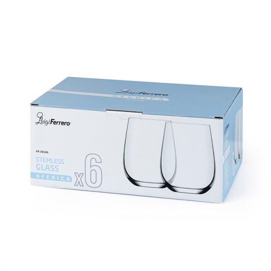 Чаша за вода и вино Luigi Ferrero Sferica FR-365AG 475ml, 6 броя Чаша за вода и вино Luigi Ferrero Sferica FR-365AG 475ml, 6 броя