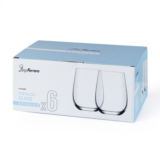 Чаша за вода и вино Luigi Ferrero Sferica FR-369AG 590ml, 6 броя Чаша за вода и вино Luigi Ferrero Sferica FR-369AG 590ml, 6 броя