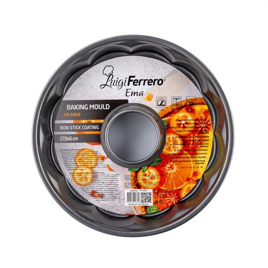 Форма за кекс Luigi Ferrero Ema FR-4003 27.8x6cm Форма за кекс Luigi Ferrero Ema FR-4003 27.8x6cm