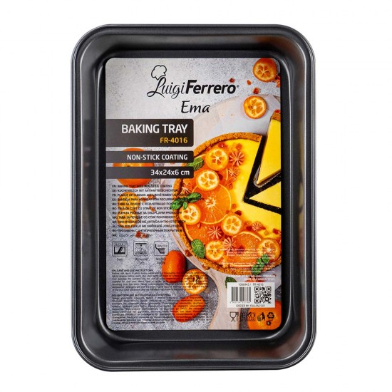 Тава за печене Luigi Ferrero Ema FR-4016 34x24x6cm Тава за печене Luigi Ferrero Ema FR-4016 34x24x6cm