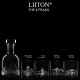 Комплект чаши и бутилка за уиски LIITON PEAKS 5 части Комплект чаши и бутилка за уиски LIITON PEAKS 5 части