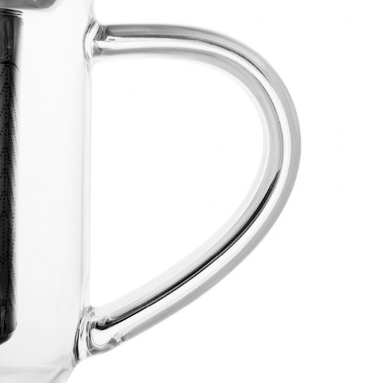Чаша за чай с цедка VIVA Minima 400ml, сиво капаче за запарка Чаша за чай с цедка VIVA Minima 400ml, сиво капаче за запарка