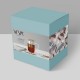 Чаша за чай с цедка VIVA Minima 500ml, бамбуково капаче за запарка Чаша за чай с цедка VIVA Minima 500ml, бамбуково капаче за запарка