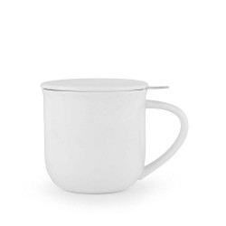Чаша за чай с цедка VIVA Minima Pure White 350ml