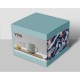 Чаша за чай с цедка VIVA Minima Pure White 350ml Чаша за чай с цедка VIVA Minima Pure White 350ml
