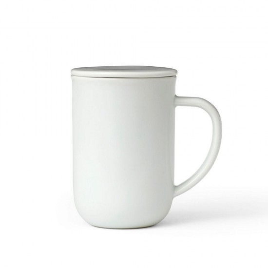 Чаша за чай с цедка VIVA Minima Pure White 500ml Чаша за чай с цедка VIVA Minima Pure White 500ml