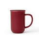 Чаша за чай с цедка VIVA Minima Cranberry 500ml Чаша за чай с цедка VIVA Minima Cranberry 500ml