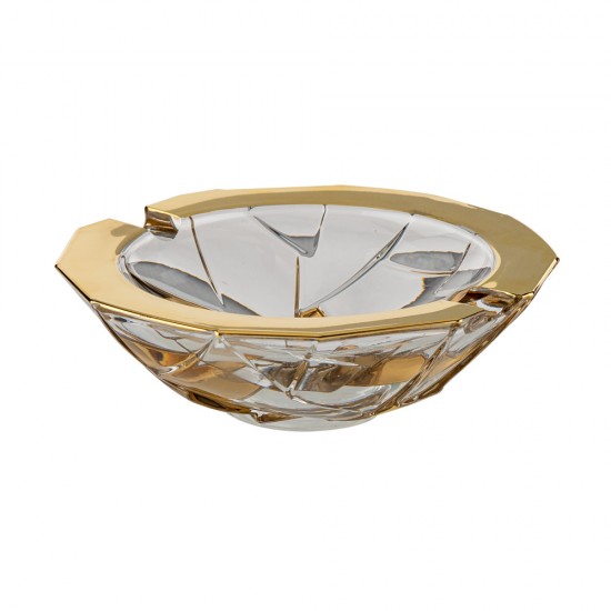 Пепелник Bohemia 1845 Crack Gold Т2 Ø15.2cm Пепелник Bohemia 1845 Crack Gold Т2 Ø15.2cm
