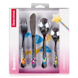 Прибори за хранене комплект Tescoma Bambini 4 части, феи