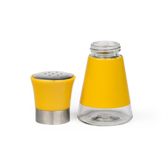 Солница Muhler Ida MR-0401Y Ø6.5xH11cm, жълта Солница Muhler Ida MR-0401Y Ø6.5xH11cm, жълта