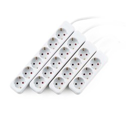 Разклонител Muhler 3G, Шуко, 1.5mm2,  3m дължина