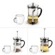 Промо-комплект Luigi Ferrero серия Coffeina - френска преса за кафе и чай 800ml + 4 чаши за чай и кафе х250ml Промо-комплект Luigi Ferrero серия Coffeina - френска преса за кафе и чай 800ml + 4 чаши за чай и кафе х250ml