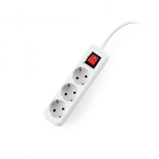Разклонител Muhlerс ключ, 3G, 1.5mm2, 3.0m дължина Разклонител Muhlerс ключ, 3G, 1.5mm2, 3.0m дължина