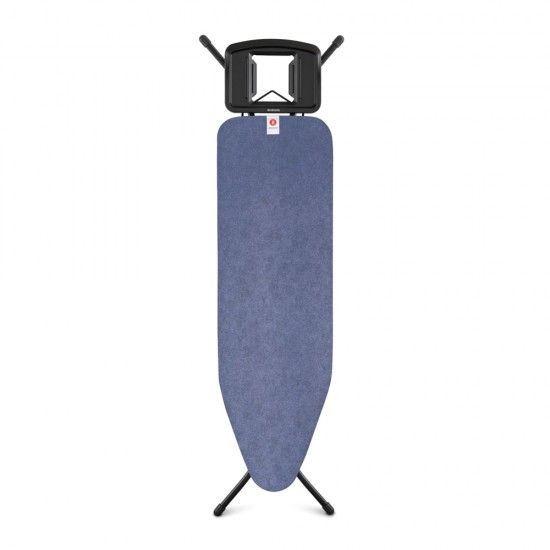 Маса за гладене Brabantia B 124x38cm с масивна поставка за ютия, Denim Blue