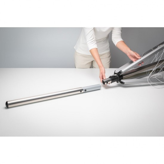 Външен простор Brabantia Lift-O-Matic SplitPole 40m, метален шип за вкопаване, Metallic Grey Външен простор Brabantia Lift-O-Matic SplitPole 40m, метален шип за вкопаване, Metallic Grey