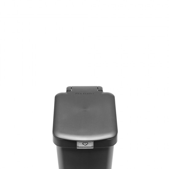Кош за смет с педал Brabantia StepUp 10L, Dark Grey Кош за смет с педал Brabantia StepUp 10L, Dark Grey