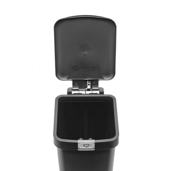 Кош за смет с педал Brabantia StepUp 10L, Dark Grey Кош за смет с педал Brabantia StepUp 10L, Dark Grey