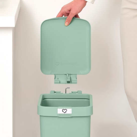Кош за смет с педал Brabantia StepUp 10L, Jade Green Кош за смет с педал Brabantia StepUp 10L, Jade Green