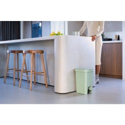 Кош за смет с педал Brabantia StepUp 16L, Jade Green
