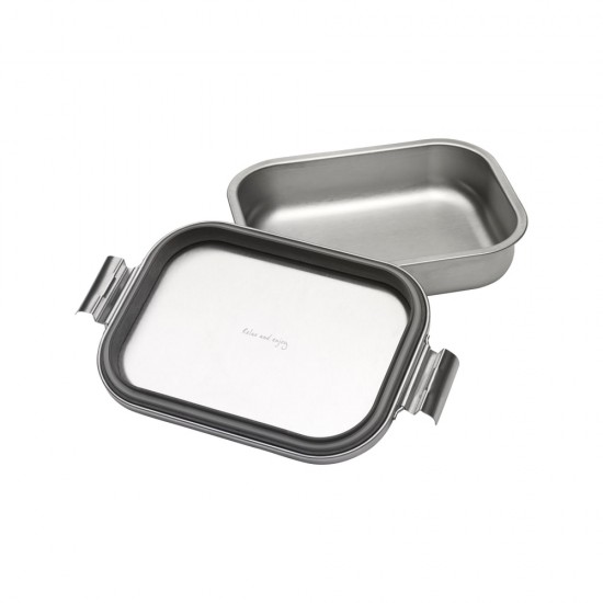 Кутия за обяд Brabantia Make&Take 1.1L, Matt Steel Кутия за обяд Brabantia Make&Take 1.1L, Matt Steel